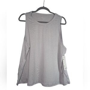 Athleta Light Gray Muscle Tee
